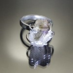 photo of a smoky quartz and sterling silver ring