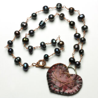 Heart's Desire Copper Heart Necklace