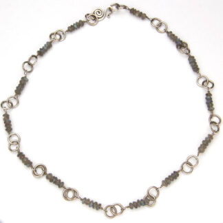 Labradorite & Sterling Silver Necklace