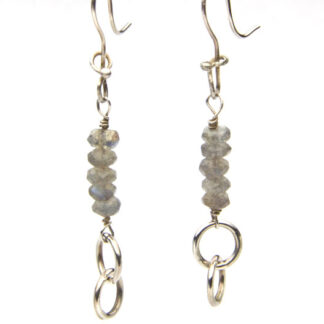 Labradorite & Sterling Silver Earrings