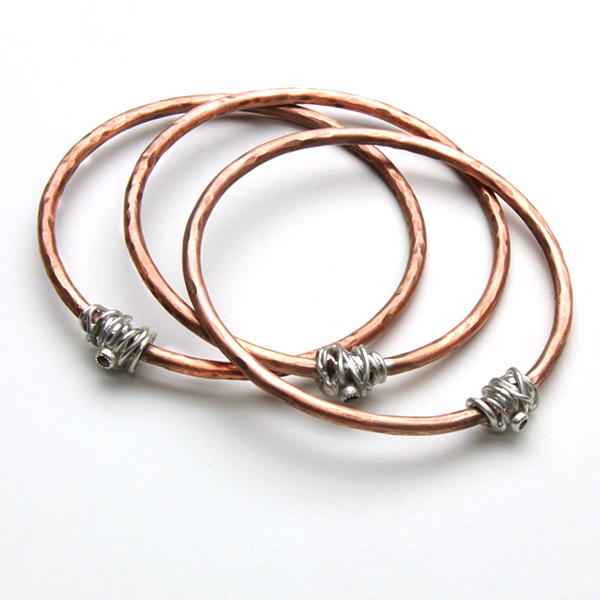 Unisex Copper 4-Wire Braided Bracelet | WireStruck