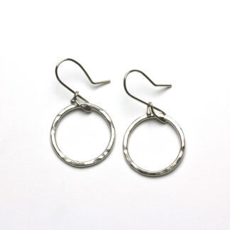Sterling Silver Circle Earrings