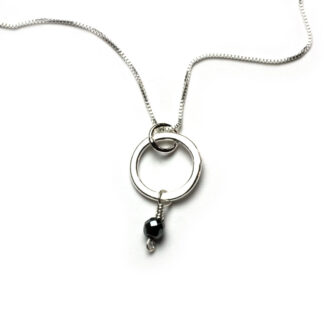 Hematite Intentions Sterling Silver Necklace