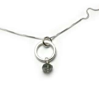 Labradorite Intentions Sterling Silver Necklace