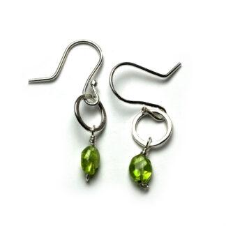 Peridot Intentions Sterling Silver Earrings