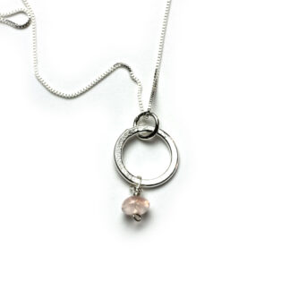 Rose Quartz Intentions Sterling Silver Necklace