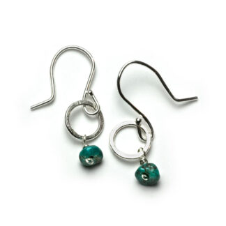 Turquoise Intentions Sterling Silver Earrings