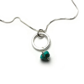 Turquoise Intentions Sterling Silver Necklace