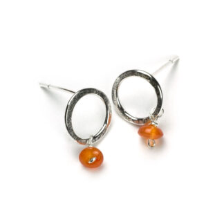 Citrine Intentions Post Sterling Silver Earrings