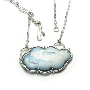 cloud necklace with a silver lining