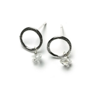 Quartz Intentions Post Sterling Silver Earrings