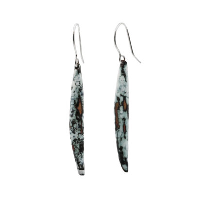 Torch Fire Enameled Earrings