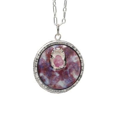 Tie dye Tourmaline Necklace