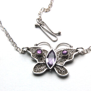 Butterfly Filigree Necklace